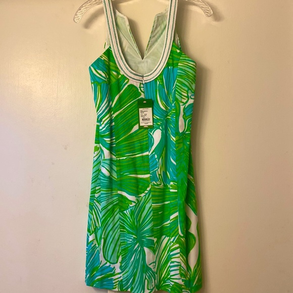 NWT Lilly Pulitzer Tessa Shift with Fronds Place pattern, size 0 - Picture 5 of 5